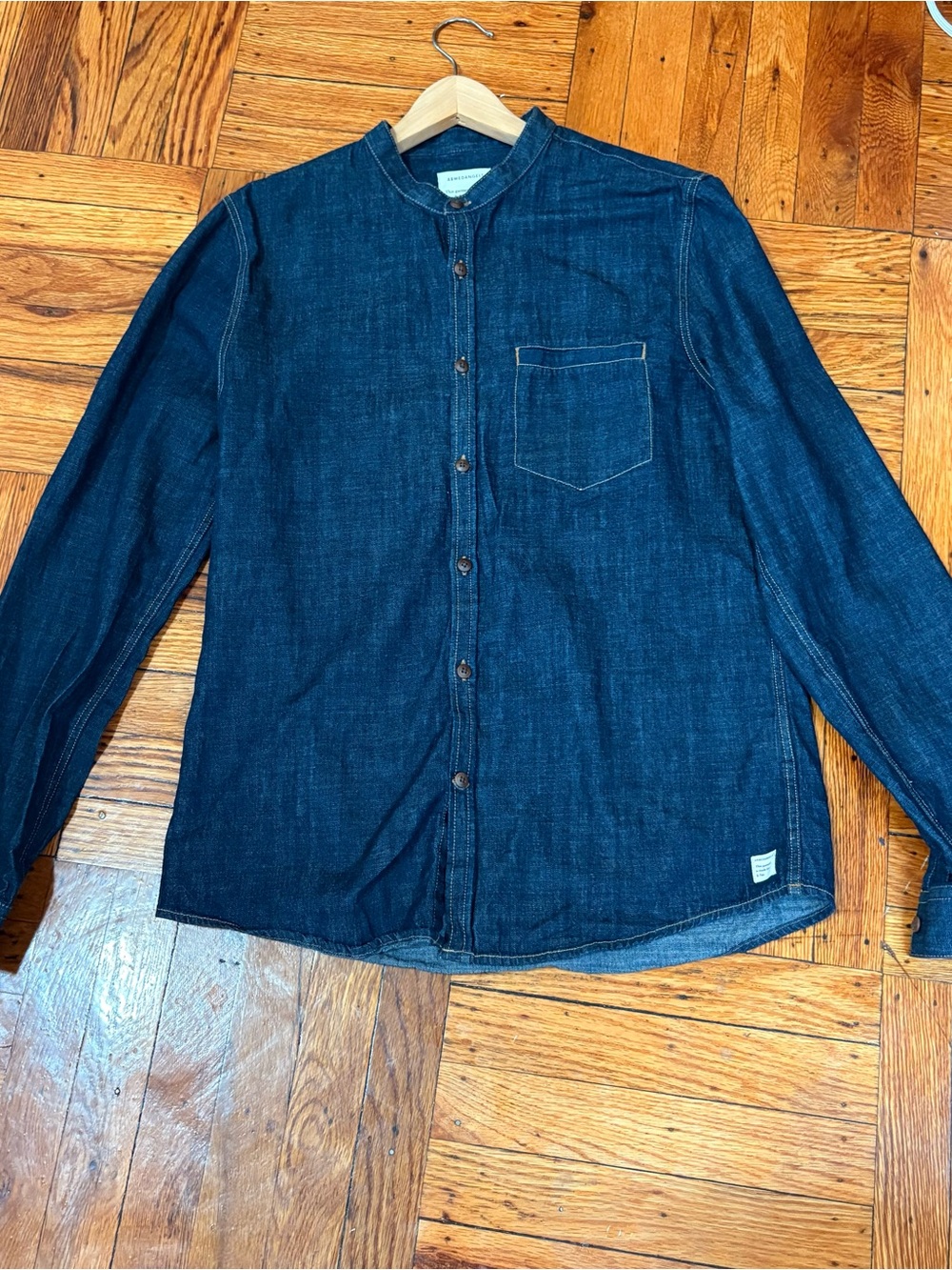 ARMEDANGELS Eco-friendly Denim Button-Up Shirt